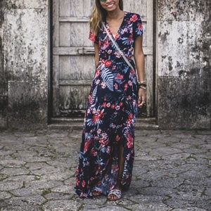 XIX Palms Maxi Dress